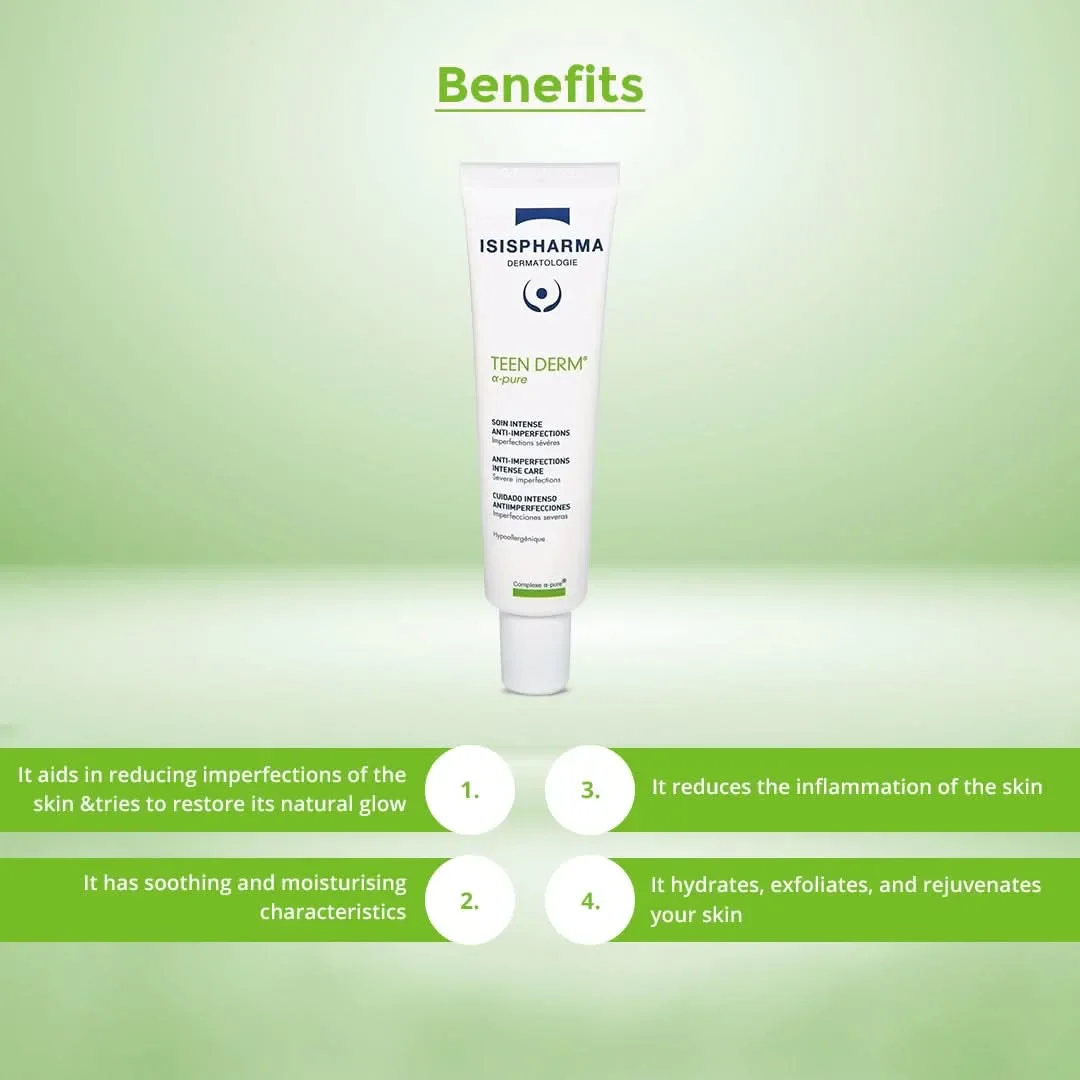 Isispharma Teen Derm Pure Anti-Imperfection Intense Care 30ml - Image 2